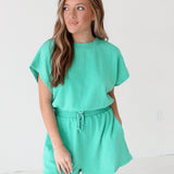 Takeover Shorts Romper | Jade