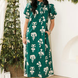 Meadow Mist Midi Dress | Green