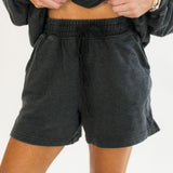 Mineral Washed Short | Black