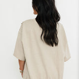 Ready To Lounge Top | Khaki