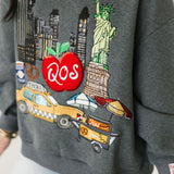Charcoal QOS NYC City Icon Sweatshirt