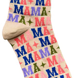 Beige Mama Socks | Queen Of Sparkles