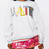 Grey 'Math' Icon Sweatshirt | Queen Of Sparkles