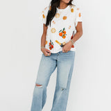 White Mimosa Icon Tee | Queen Of Sparkles