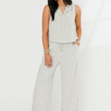 Georgia Stripe Tank | Natural