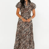 Spotted & Chic Midi Dress
