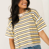 Clean Rugby Tee | Yellow Combo