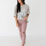 Alice Straight Jeans | Mauve