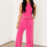 Modern Lounge Set | Fuchsia