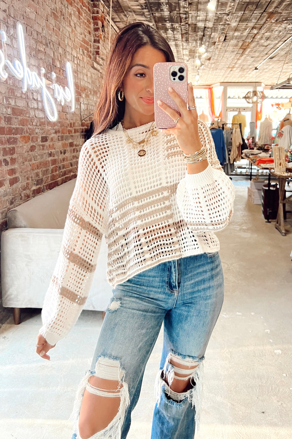 GOLDEN HOUR SWEATER | TAUPE