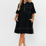 Steele Mini Dress | Black