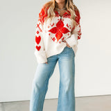 Mythical Sweater | Vanilla Scarlet