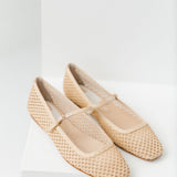 Reyes Ballet Flats | Light Natural Woven Raffia