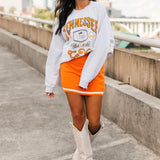 TN Vols Patches Thrifted Sweatshirt