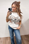 DOLLY RECORD THRIFTED TEE