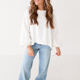 Trish Sweatshirt | White