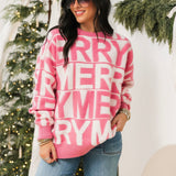 Very Merry Sweater | Pink