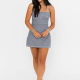 The Reset Tennis Mini Dress | Black Check