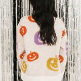 Multi Jack-O-Lantern Sweater