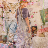 Patchwork Frankie Overalls | Luna Stripe