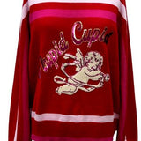 Red Stupid Cupid Sweater