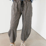My Way Sweatpant | Chocolate Leopard