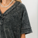 Mineral Wash Pullover Tee