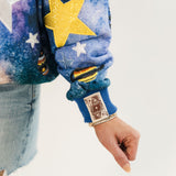 Blue Galaxy Sweatshirt | Queen Of Sparkles