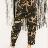 Combat Cuties Barrel Jeans | Camo