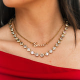 Oakland Necklace | Watermelon Starlight