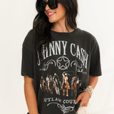 Johnny Cash Outlaw Country Merch Tee