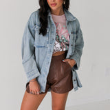 Cover Me Up Shorts | Brown