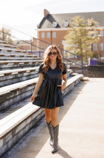 ON TREND LEATHER MINI | BLACK