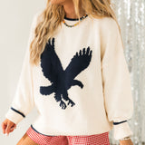 Wild & Free Eagle Pullover Sweater