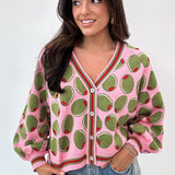 Pink Olive Cardigan