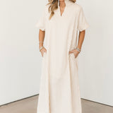 Cambria Midi Dress | Oatmeal