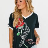 Grateful Dead Skeleton Rose Club Tee