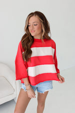 SMALL TOWN TOP | RED