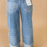Olivia Wide Leg Cuff Jean | Vital Symphony