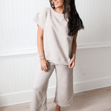 Wrenley Textured Pants | Oatmeal