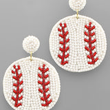 Baseball Earrings