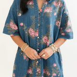 Prairie Rose Denim Dress