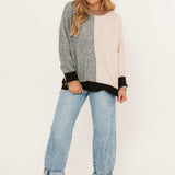 Stone & Spice Colorblock Sweater