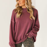 Palm Springs Turtle Pullover | Damson