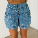 Fleur Breeze Denim Short | Cherry On Top