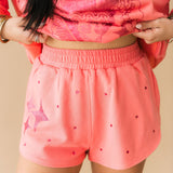 Coral Tonal QOS Sparkle Short | Queen Of Sparkles