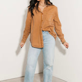 Classic Button Up | Camel