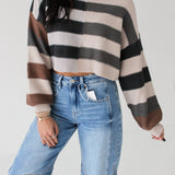 Crazy About You Stripe Sweater