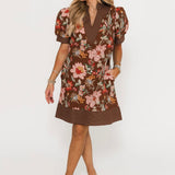 Harlow Mini Dress | Fall Florals