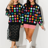 Black Suits Sweatshirt | QOS X Lexi Jade's